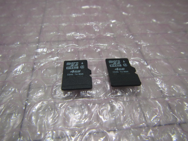 T04G02 ★☆TOSHIBA 東芝 C04G マイクロSDHCカード microSDHC 4G (2枚) SA04G 送料：185円～　☆★_画像1