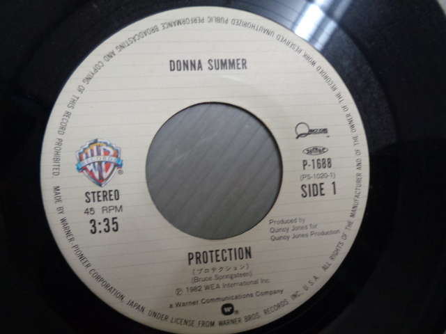 ドナ・サマーDONNA SUMMER/プロテクションPROTECTION★シングルの画像4