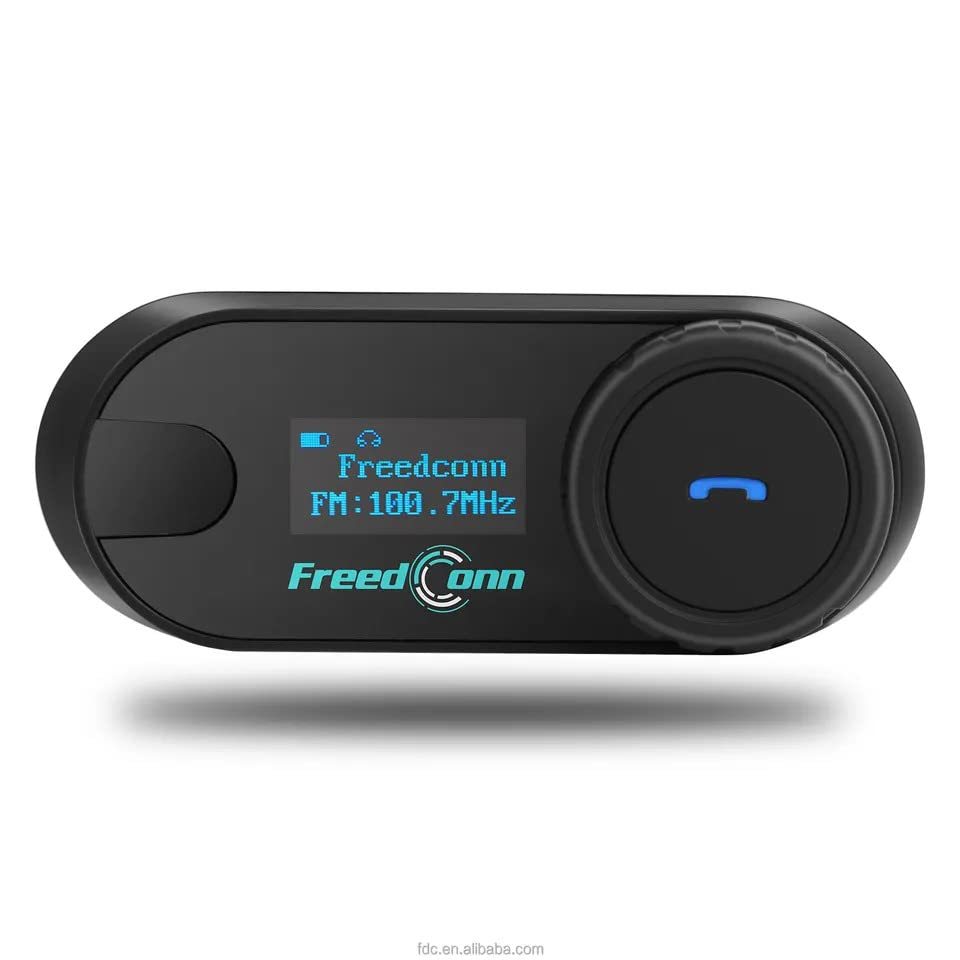 最新型改良 Freedconn TCOM-SC バイク用インカム　Bluetooth5.0 LCDスクリーン付き 技適認証取得 日本語説明書付 (LCD搭載 1台セット)_画像2