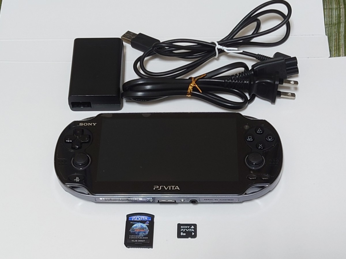 PSVita】本体 PCH-1100+メモリーカード8G+USBケーブル Yahoo!フリマ（旧）-