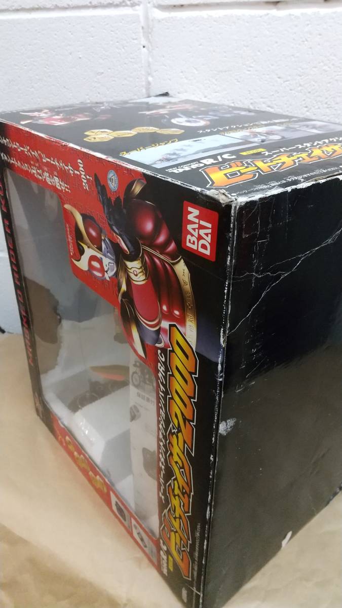 長期保管中古品（動作未確認）：ラジコンバイク：バンダイ　仮面ライダー　ビートチェイサー２０００_画像6