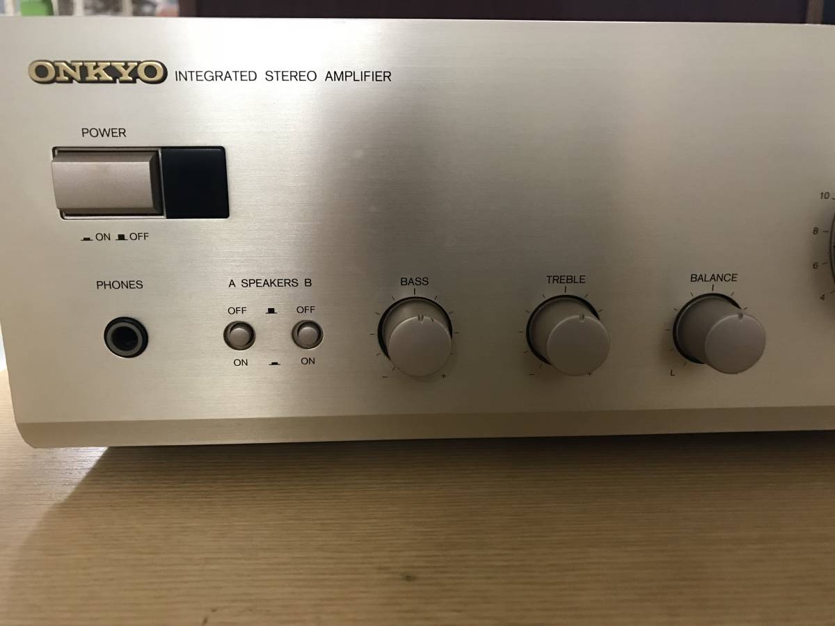 ONKYO A-924集成放大器操作確認    原文:ONKYO A-924 プリメインアンプ 動作確認済み