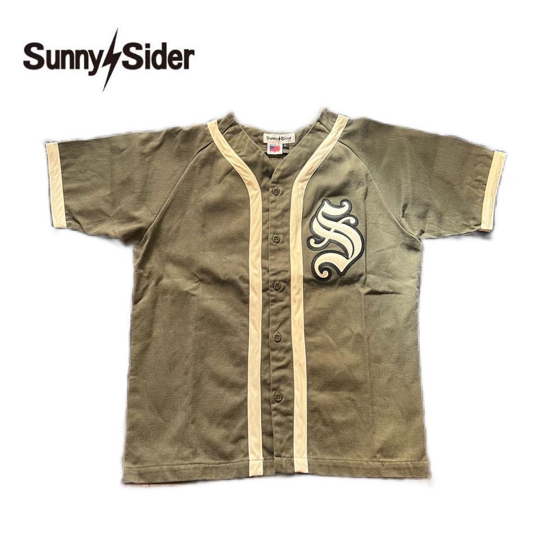 SUNNY C SIDER サニーシーサイダー ベースボールシャツ　半袖　ロゴ