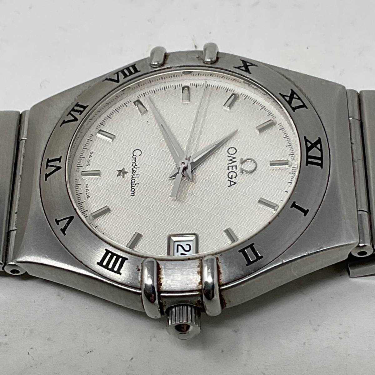 OMEGA Constellation オメガ コンステレーション 396.1201 クオーツ メンズ ボーイズ 腕時計 動作品 付属品付_画像4