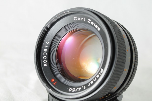 コンタックス Contax Carl Zeiss Planar T* 50mm F1.4 人気の単焦点レンズ/#2847の画像2