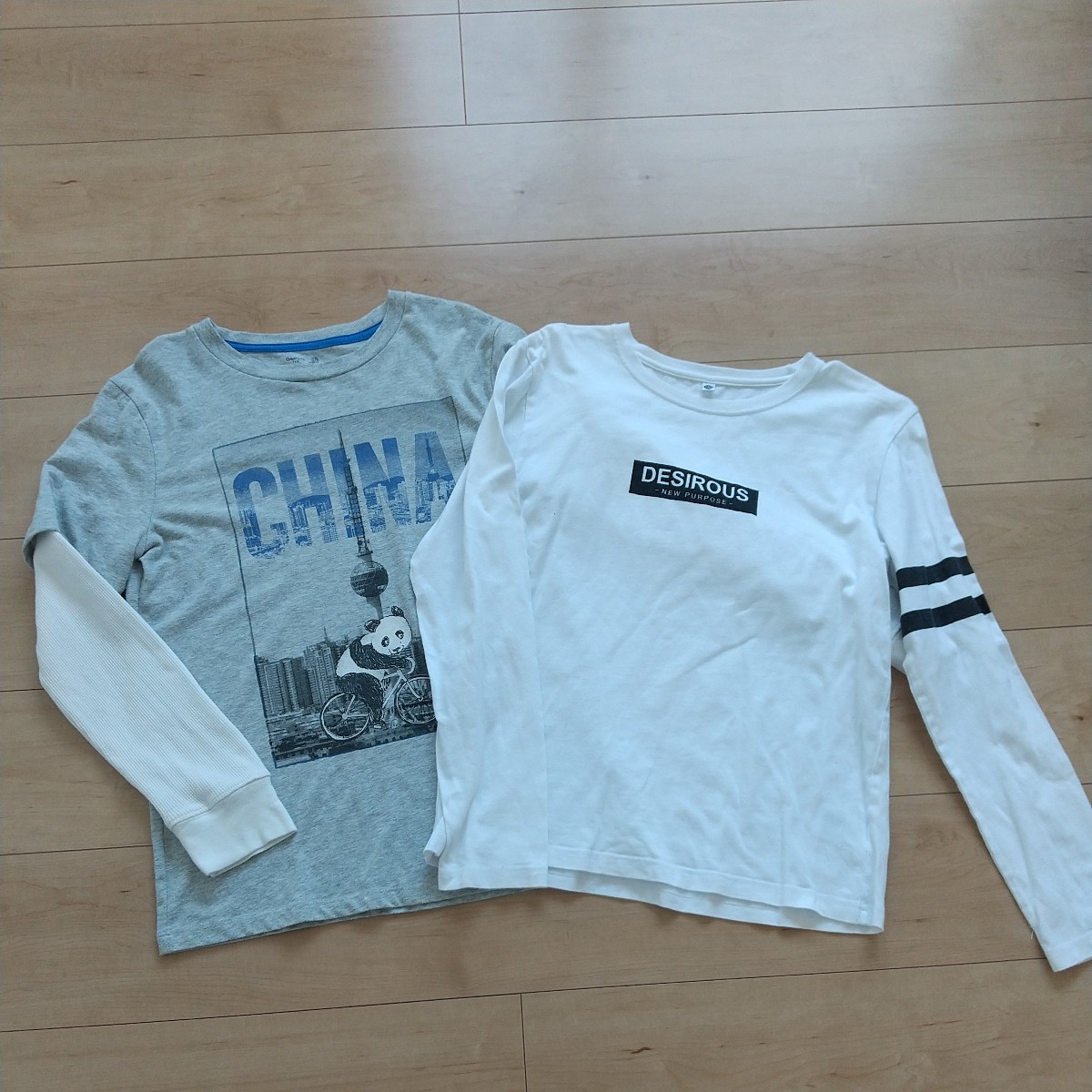 Gap Kids ☆ギャップ キッズ ☆重ね着風 長袖 Tシャツ ２枚セット☆男の子 150 160_画像1