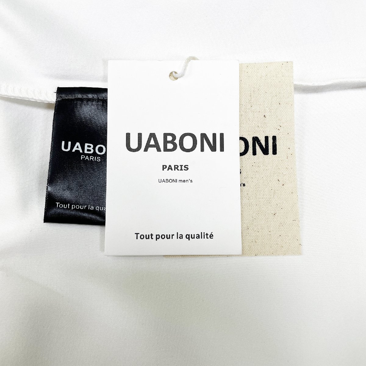 個性EU製＆定価4万◆UABONI*Paris*パーカー*ユアボニ*パリ発◆コットン100％ 上品 モノグラム カットソー 男女兼用 ベアブリック XL/50_画像8