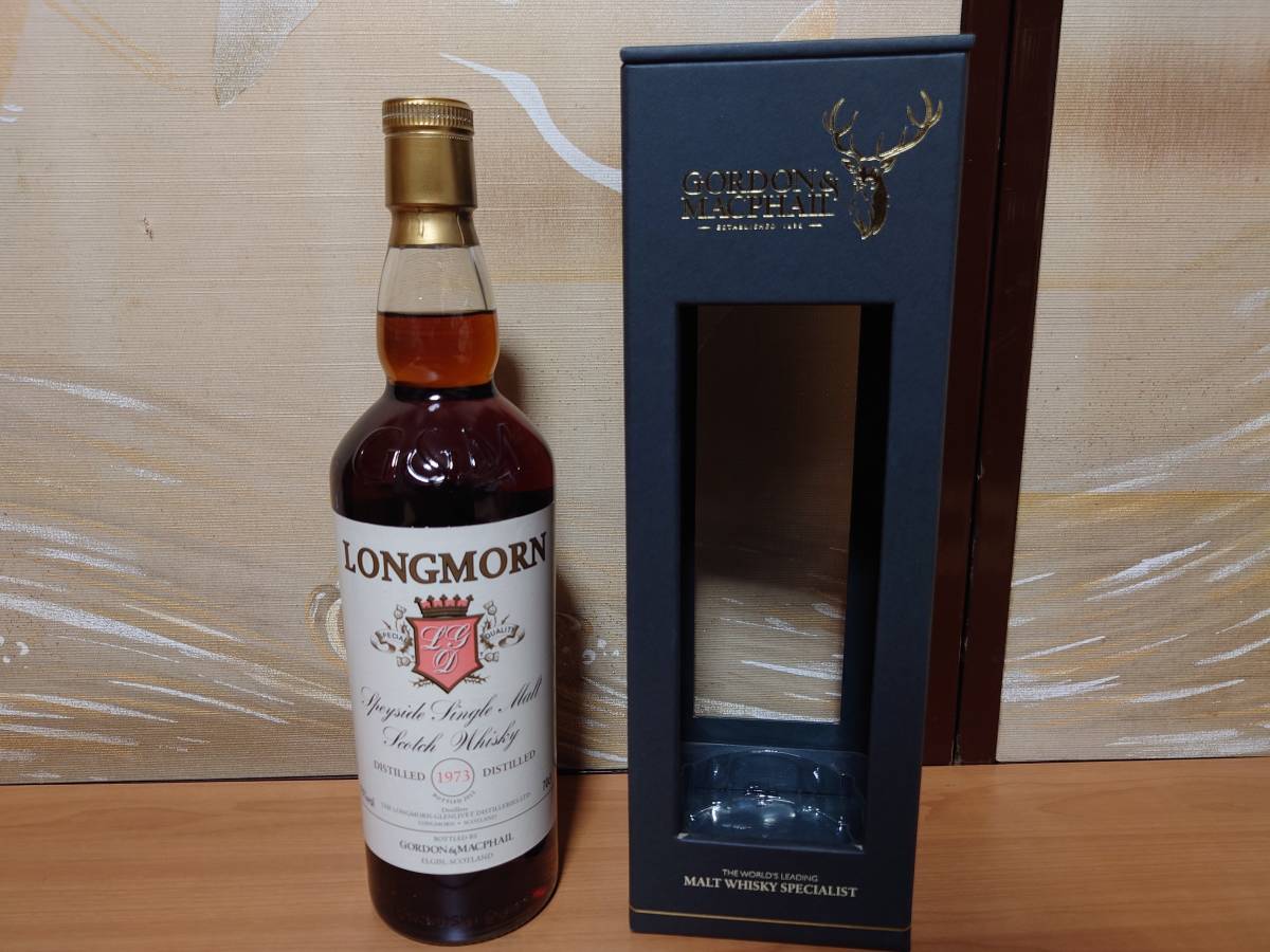 送料無料 希少 39年 LONGMORN ロングモーン 1973-2012 700 43 GM G＆M ゴードン＆マクファイル ウイスキー 検索 マッカラン 箱 18 25 30 旧_画像1