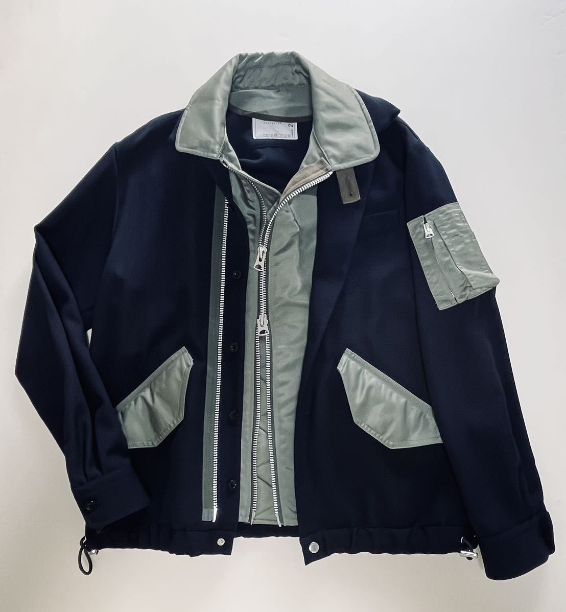 Yahoo!オークション - サカイ Wジップ切り替えブルゾン sacai Yahoo!オークション - サカイ Wジップ切り替えブルゾン sacai