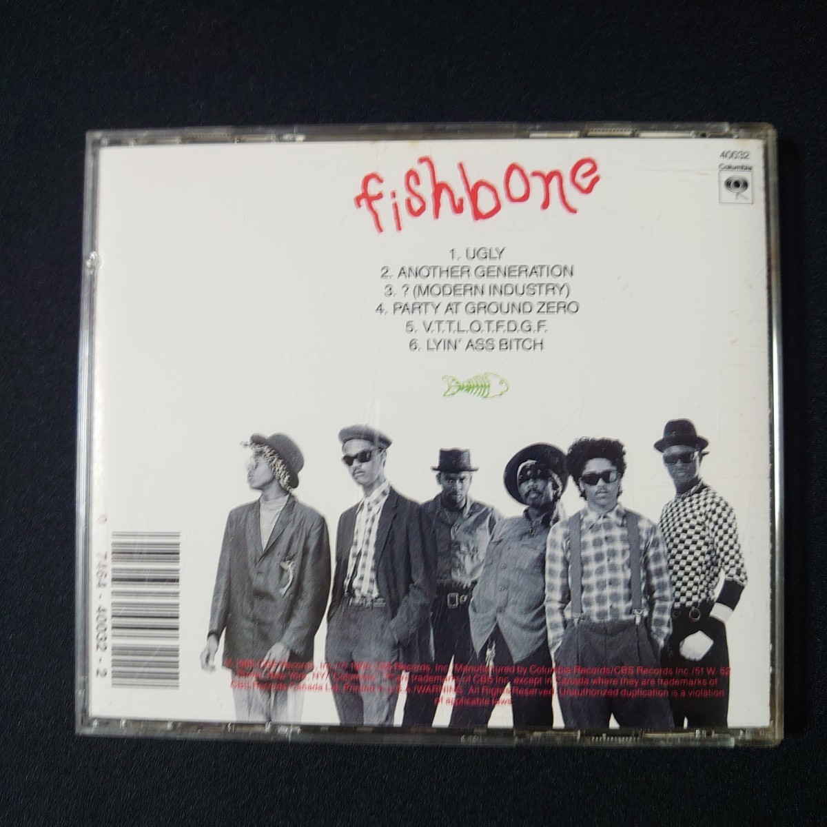 Fishbone『Fishbone』US盤/フィッシュボーン/CD/#YECD50_画像2