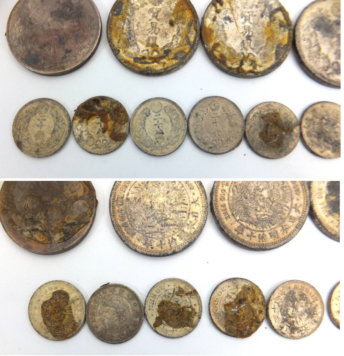 古銭 レプリカ 1円銀貨 貿易銀 など まとめて 参考品_画像6