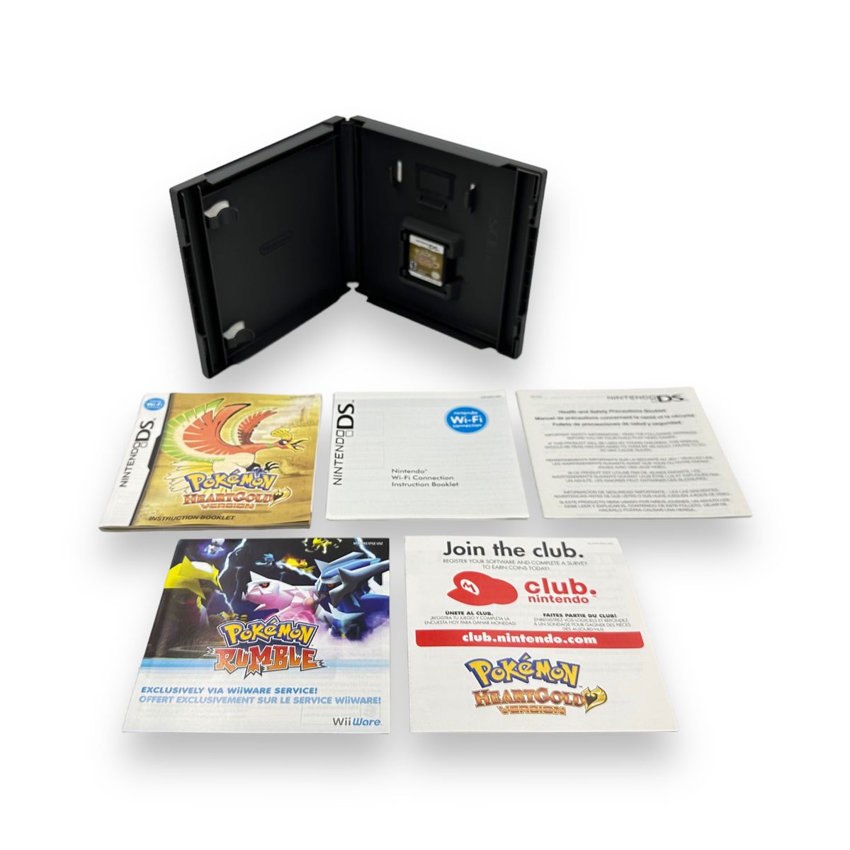 極美品 北米版 ニンテンドーDS ポケットモンスター ハートゴールド 完品 正規品 任天堂 ニンテンドー ポケモン