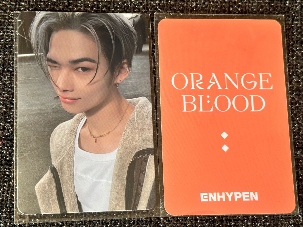 ENHYPEN ORANGE BLOOD ニキ GS25特典 ラキドロ トレカ