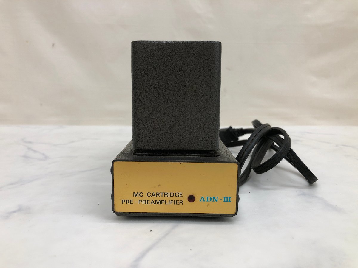 Y0180　現状品　オーディオ機器　プリアンプ　audionix　オーディオニックス　MC用ヘッドアンプ　ADN-III_画像2