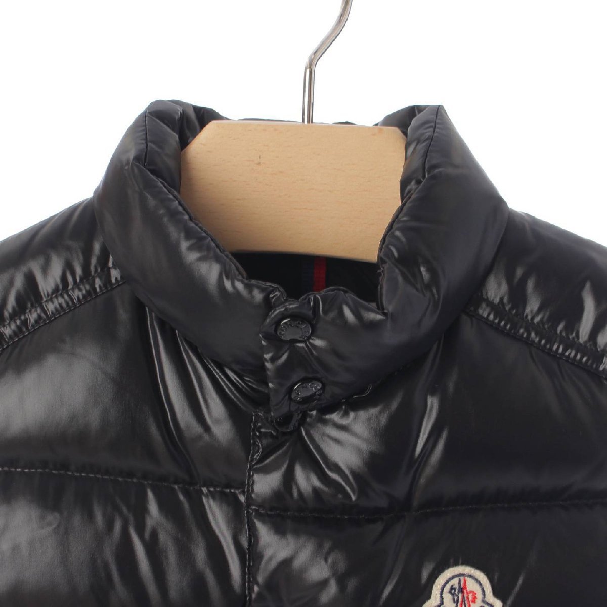 【モンクレール】Moncler　キッズ 18年 TIB ティブ ダウンベスト ブラック 5anni 112cm 【中古】【正規品保証】188926_画像3