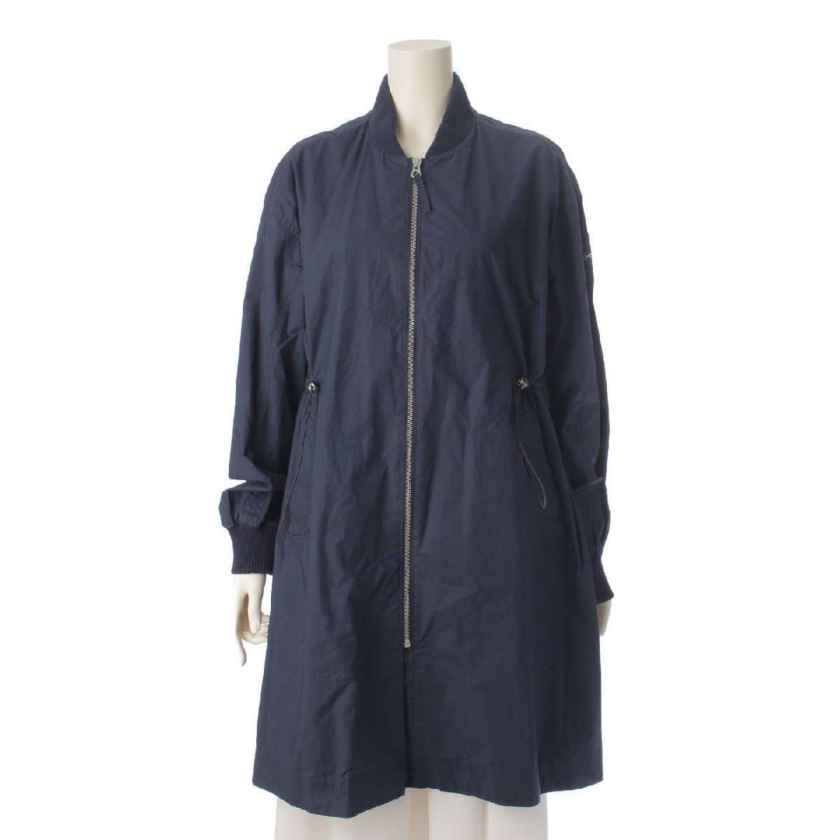 【ソノタ】　デンハム LOWLAND JACKET WNO コットン ローランド ジャケット コート ネイビー XS 【中古】【正規品保証】194225