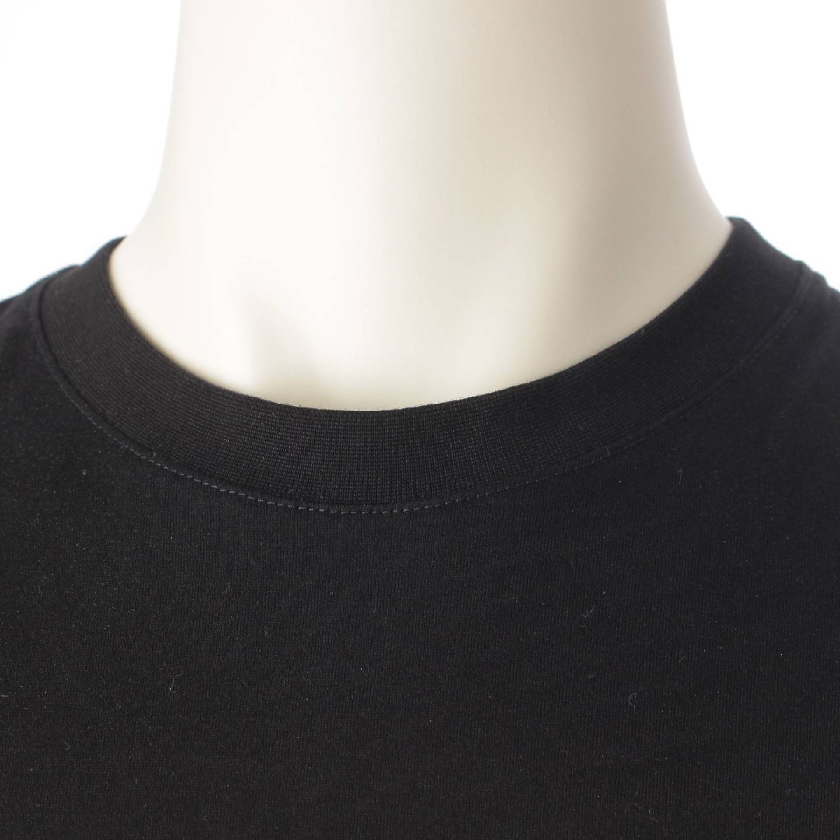 【バーバリー】Burberry　メンズ ロゴプリント コットン 半袖 Tシャツ 8026016 ブラック XS 【中古】【正規品保証】193790_画像5