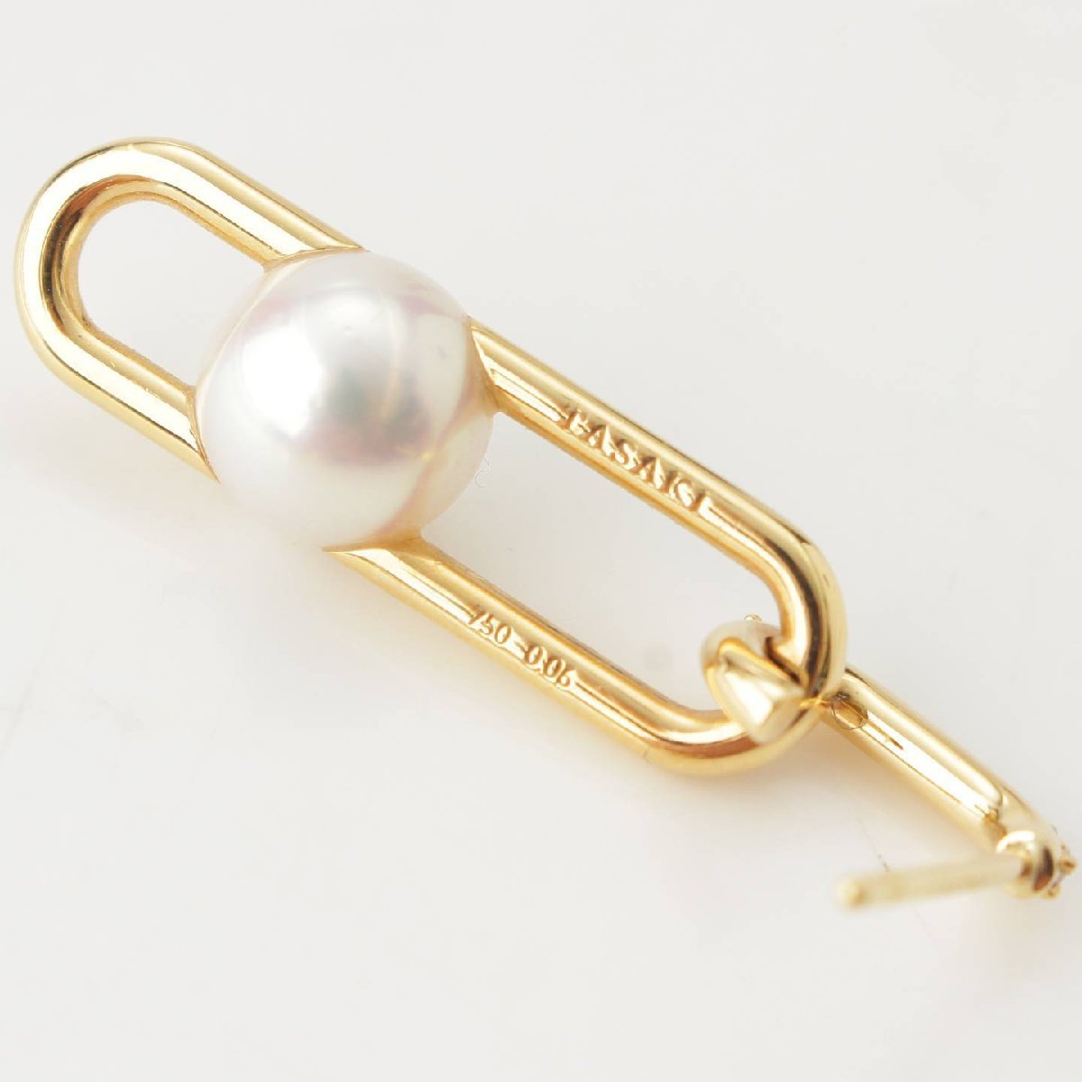 [tasaki]TASAKIfa Yinling k earrings diamond pearl earrings 750 E-4225-18KYG yellow gold [ used ][ regular goods guarantee ]194335