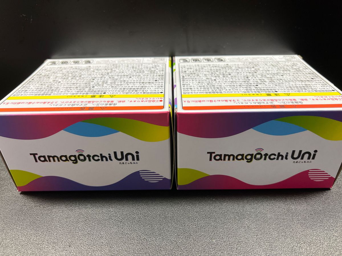 新品未開封 たまごっちユニ パープル・ピンク2個セットたま 新品未開封 たまごっちユニ パープル・ピンク2個セットたま