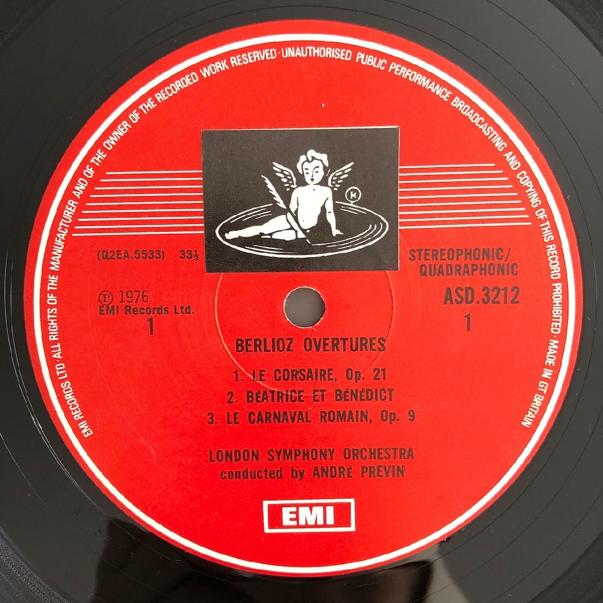 LP/ pre vi n, London ./ bell rio -z. collection :[ sea .][ Bear to squirrel .benetikto][ Rome. . meat festival ]/ UK record EMI ASD3212 31102