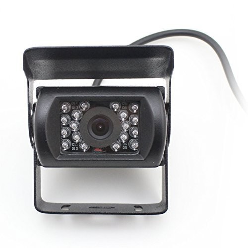 24V車対応バックカメラ CMOS 防水 防塵 暗視LED搭載 ガイドライン表示なしトラック/重機対応 BK500_画像1