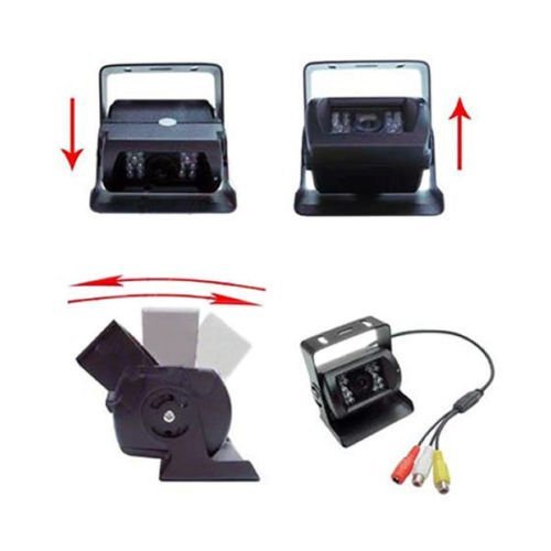24V車対応バックカメラ CMOS 防水 防塵 暗視LED搭載 ガイドライン表示なしトラック/重機対応 BK500_画像6