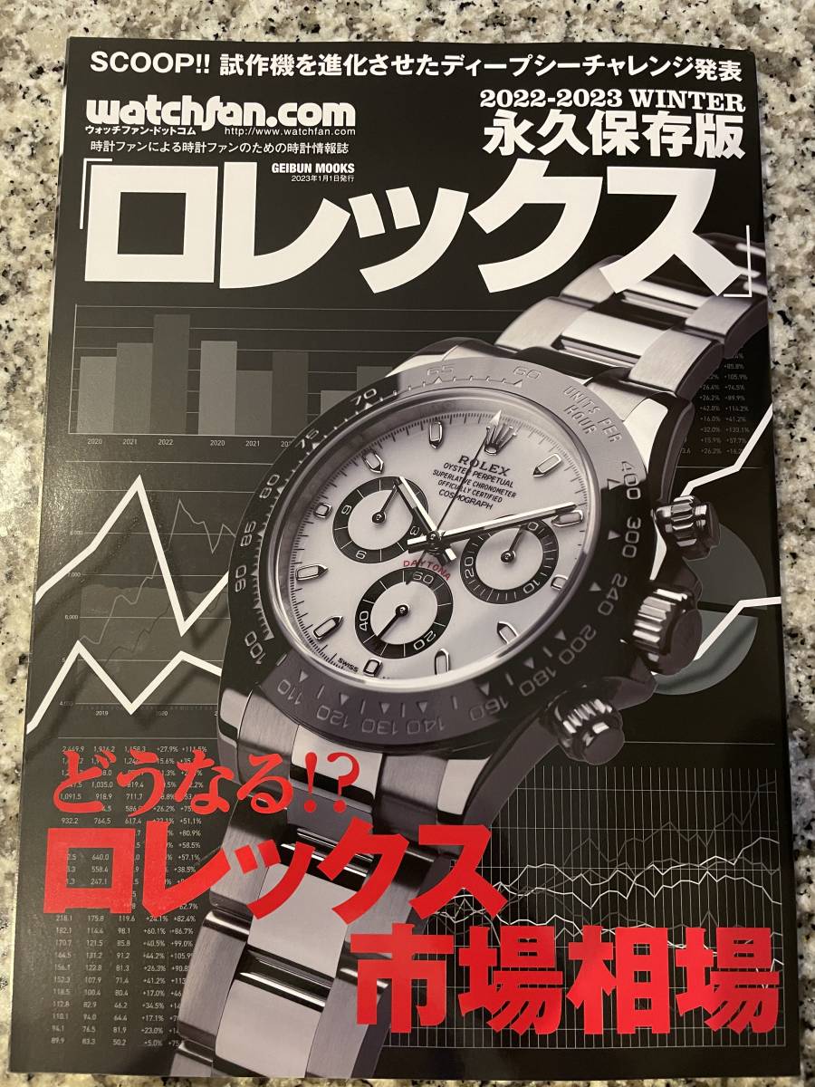 プレミア本・ロレックス★ウォッチファン・どうなる？ロレックス市場相場★美品・最安即決！送料無料_画像1