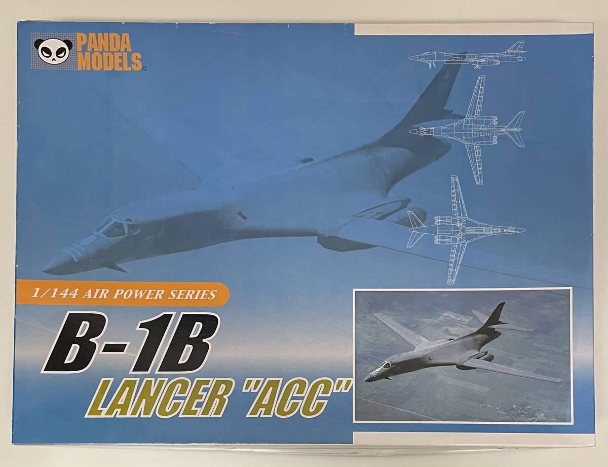 送料510円〜 希少 未使用品 PANDA MODELS パンダモデル 1/144 B-1B LANCER ACC ランサー アメリカ空軍 爆撃機 プラモデル_画像1