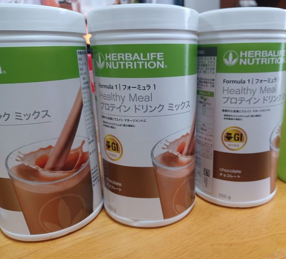 おまけ付きHERBALIFE ハーバライフ　フォーミュラ1 プレーン3本 ハーバライフフォーミュラ1プレーン3本セット