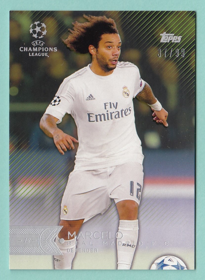 2016 Topps UEFA CHAMPIONS LEAGUE Showcase Football MARCERO (マルチェロ) シリアル99枚 レアル・マドリード_画像1