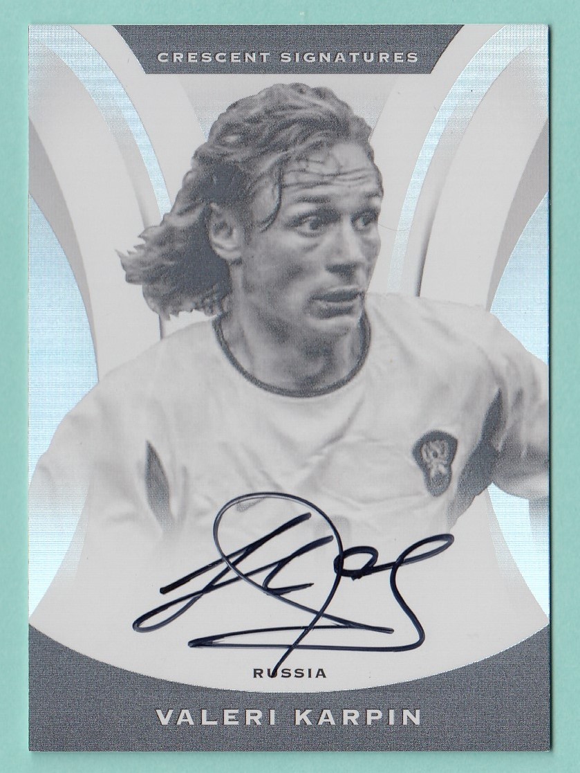 2017 PANINI NOBILITY SOCCER VALERI KARPIN (カルピン・直書き) CRESCENT SIGNATURE_画像1