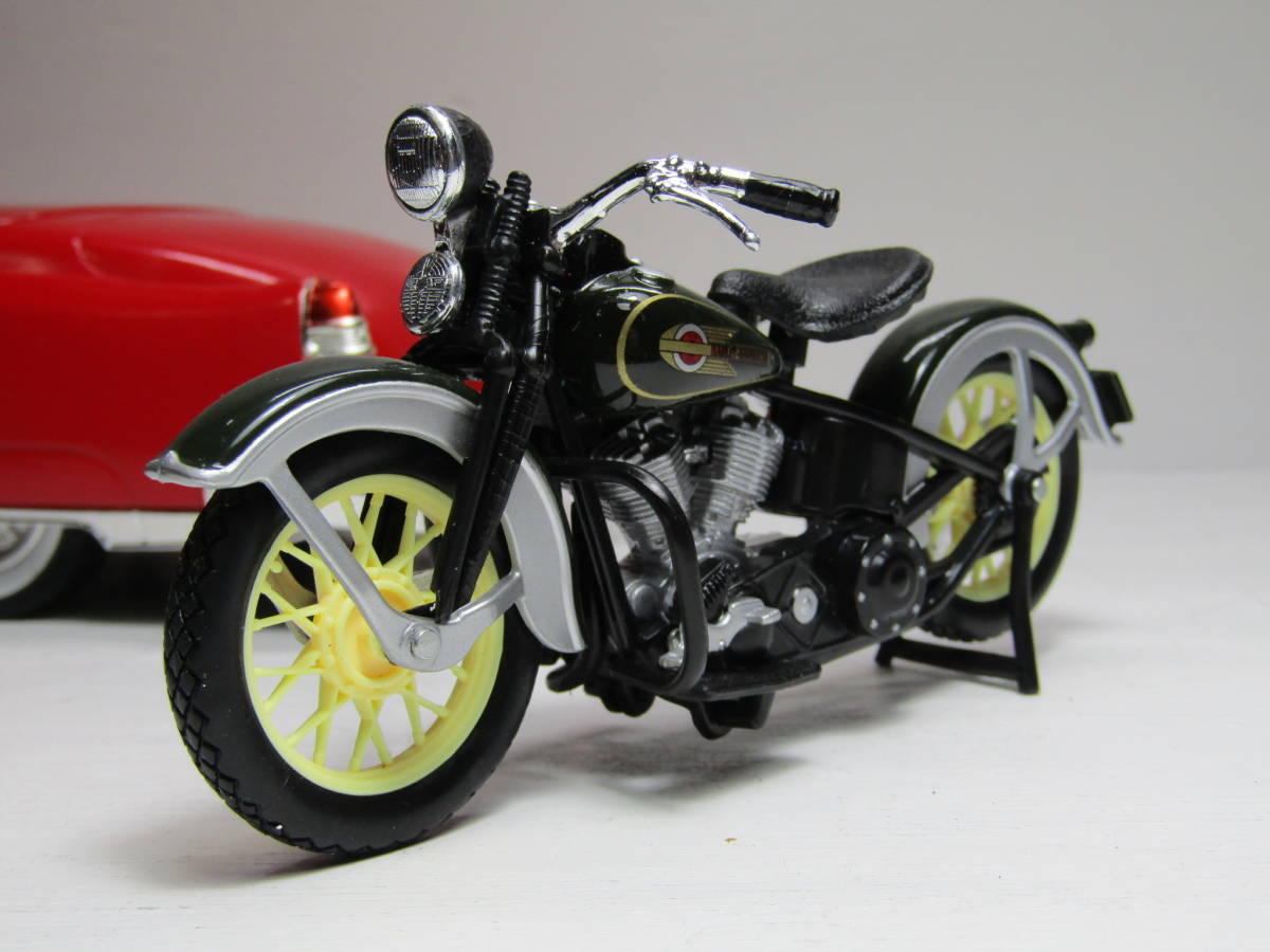 Harley Davidson 1/18 ハーレーダビッドソン 1936 EL Knucklehead ナックルヘッド ジオラマ　ヴィンテージ 30s アメリカン 未展示美品_画像1