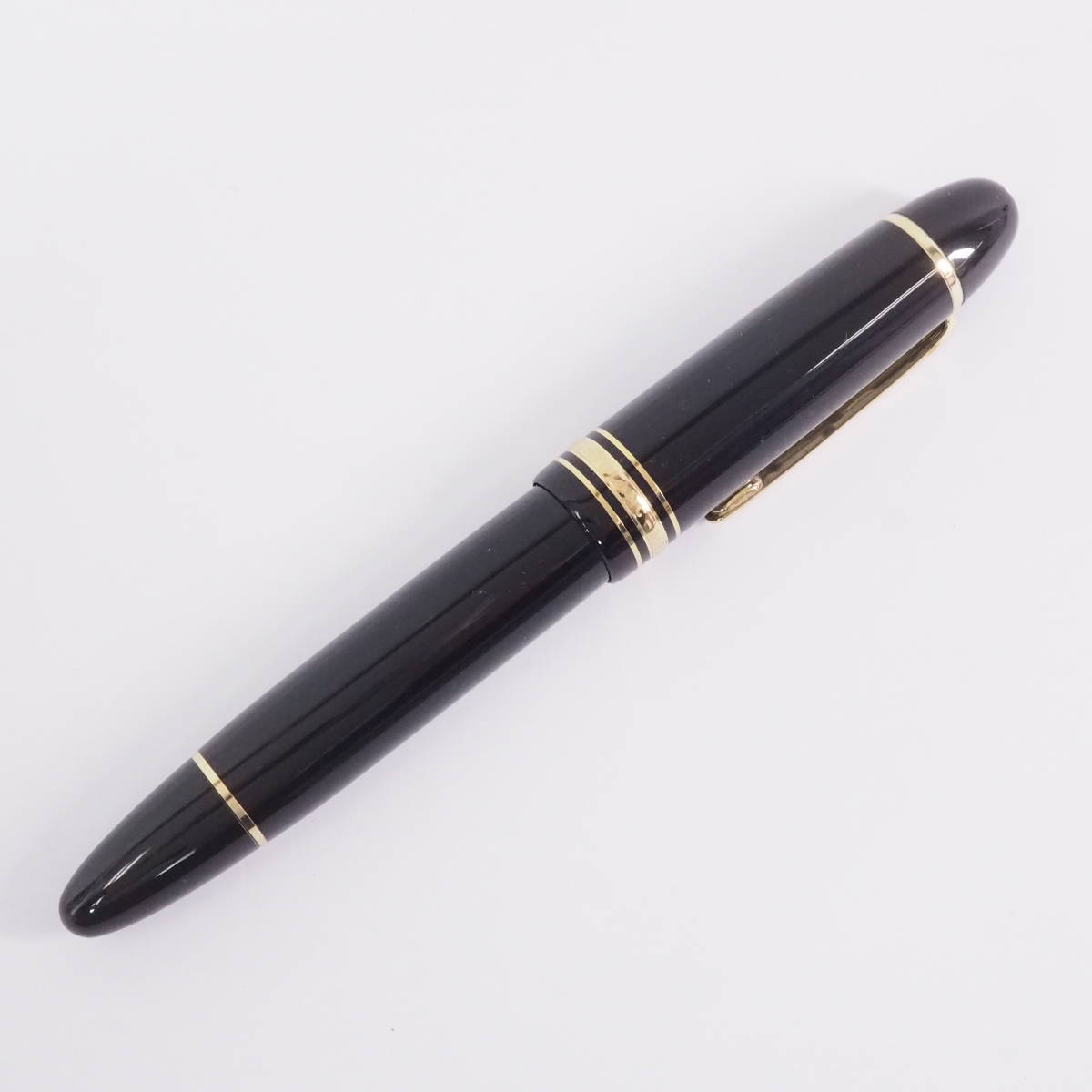 モンブラン マイスターシュテュック 149 MONTBLANC MEISTERSTUCK 14K 14金 ブラック×ゴールド 万年筆[Pa1177-EA1_画像8