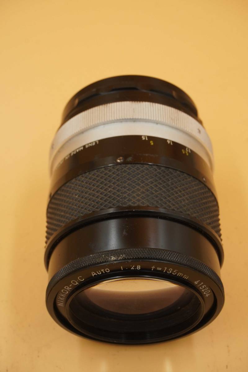 Nikon NIKKOR-QC Auto 1:2.8 F=135mm ニコン ジャンク扱い_画像2