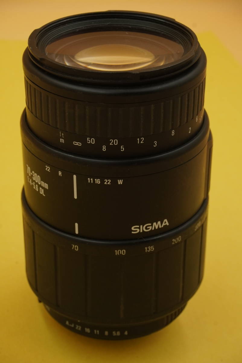 SIGMA シグマ 70-300mm 1:4-5.6　DL 動作未確認 ジャンク扱い_画像3