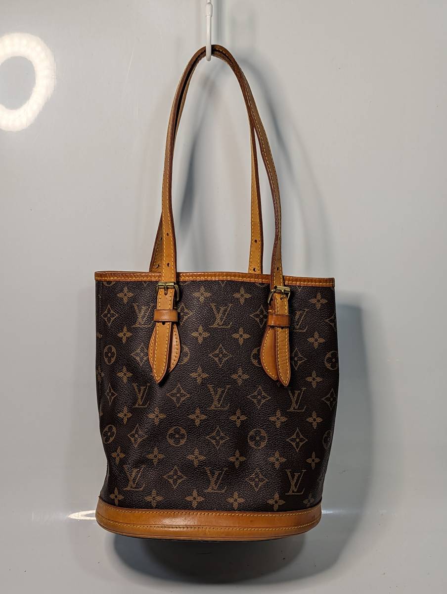 THR-136 LOUIS VUITTON ルイヴィトン モノグラム プチバケット M42238