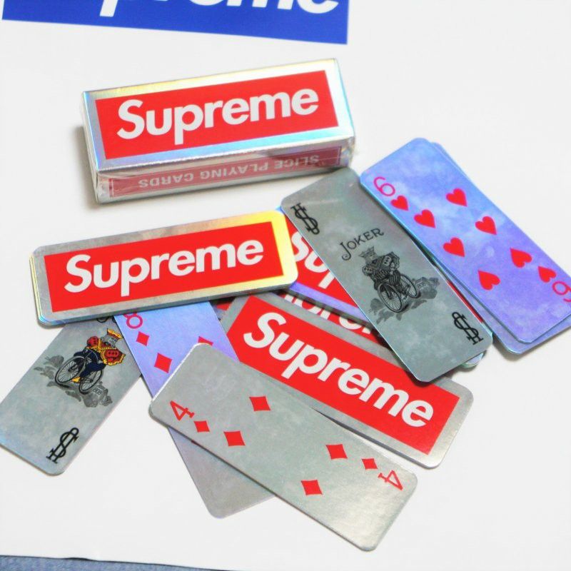 Supreme Bicycle Holographic Slice Cards！ ボックスロゴ