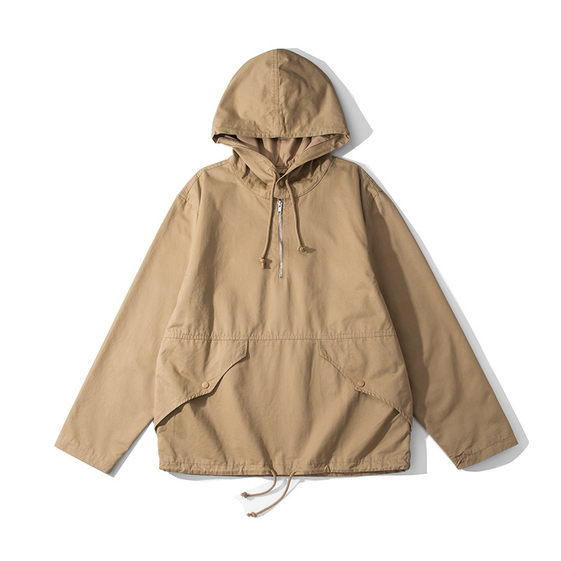 メンズジャケット　ミリタリー　ECWCS PARKA　フード付き　メンズジャケット　アウトドア パーカー　Ｓ～ＸＸＬ　ネイビー_画像2