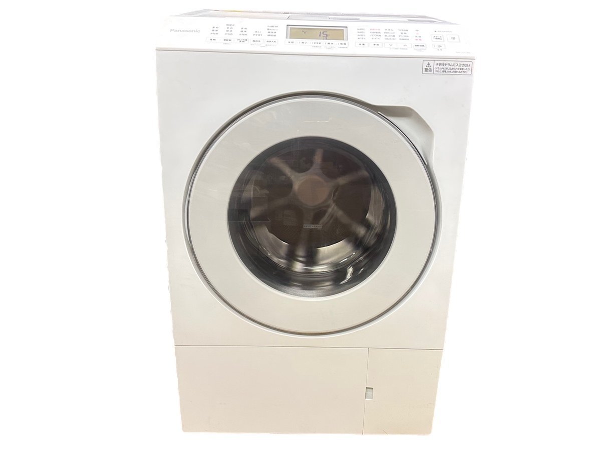 美品 Panasonic パナソニック NA-LX127AL ドラム式電気洗濯乾燥機 2022年製 左開き 洗濯機 生活家電 本体 12㎏ 6㎏ 自動投入 店頭引取可_画像2