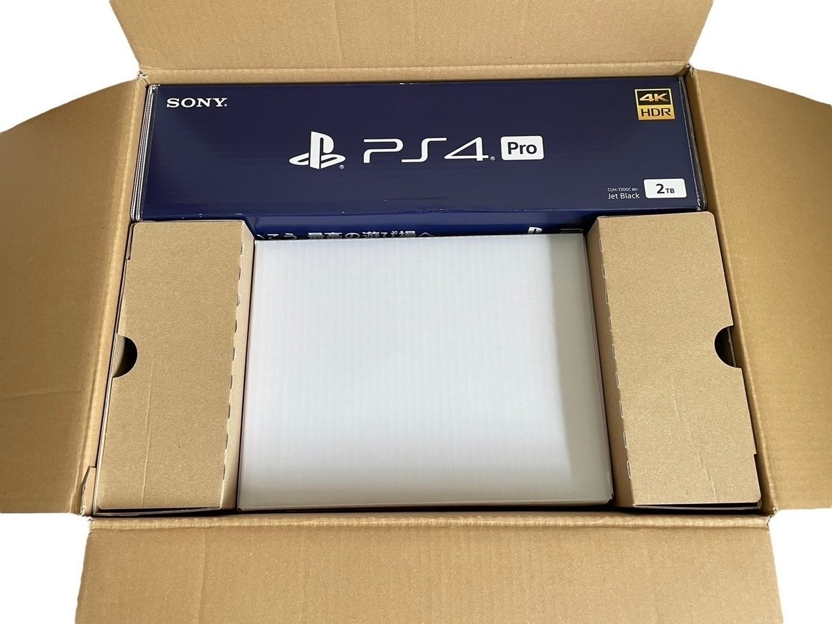 ■【美品】SONY PlayStation4 pro VR Days of Play Pack 2TB CUHJ-10029 ソニー プレイステーション4 VRゴーグル コントローラー付 黒_画像10