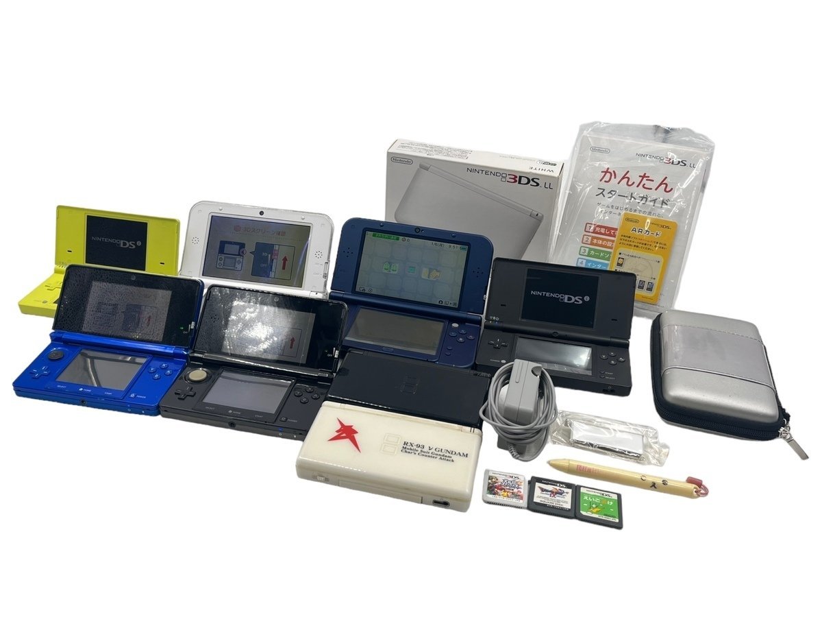 Nintendo DS まとめ 8個 任天堂 ゲーム機 3DS LL Newニンテンドー3DS LL nintendo DS lite 3DS ソフト アダプター ケース 現状品_画像10