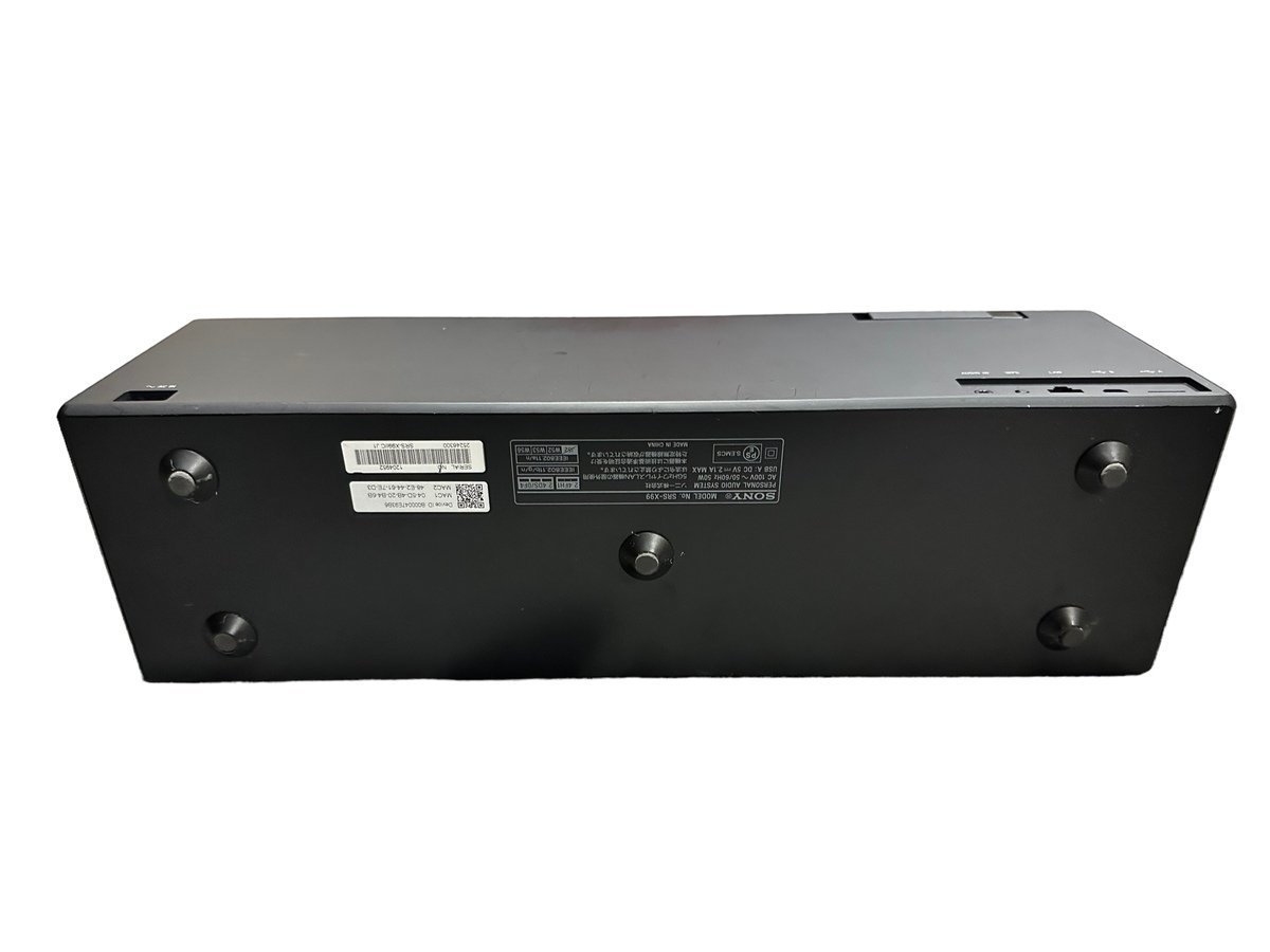 SONY ソニー SRS-X99 Personal Audio System スピーカーシステム 音響 音楽 ワイヤレス bluetooth ハイレゾ対応 Wi-Fi スマホ 本体 高品質_画像4