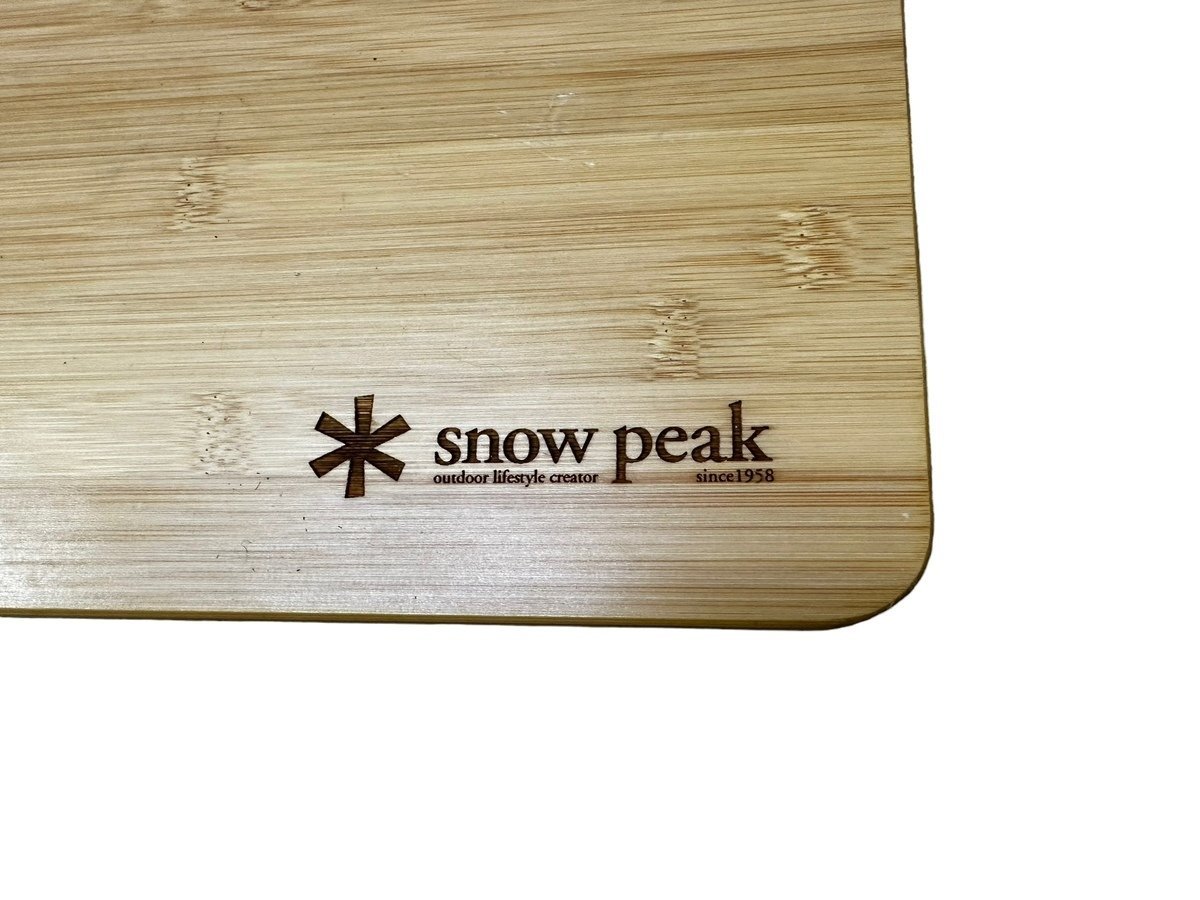 美品 Snowpeak スノーピーク マルチファンクションテーブル 竹 テーブル天板 CK-116TR 机 キャンプ 拡張用 アイアングリルテーブル IGT_画像10