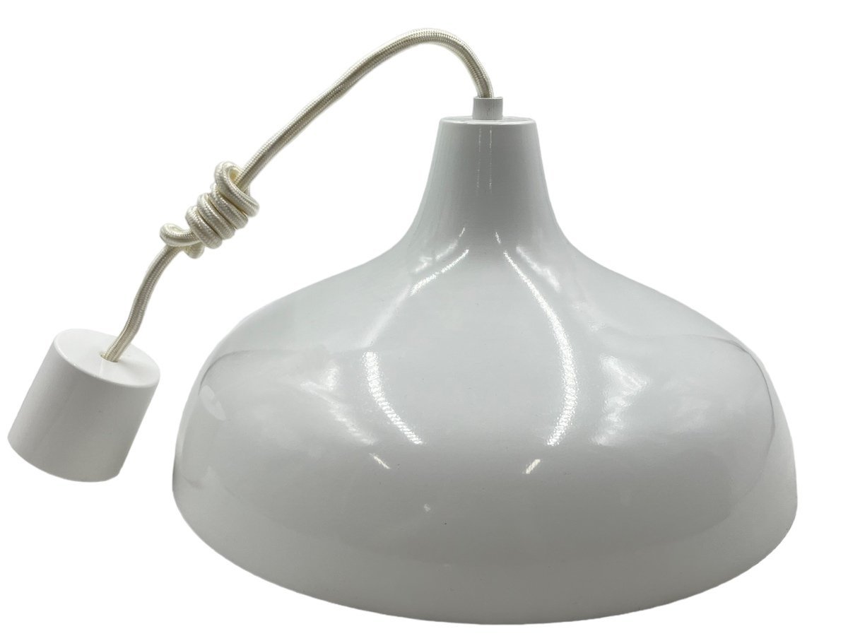 美品 IDEE イデー KULU LAMP White クル ランプ ホワイト 白熱電灯器具 ボール電球 21年製 インテリア 照明 ペンダントライト 本体 お洒落_画像3