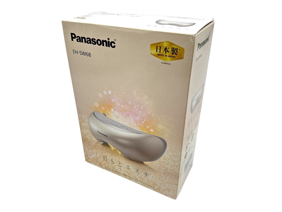 新品 未使用品 Panasonic パナソニック 目もとエステ EH-SW68 ゴールド調 ホットスチーム フェイスケア 本体 美容機器 目元 充電式 高品質_画像2