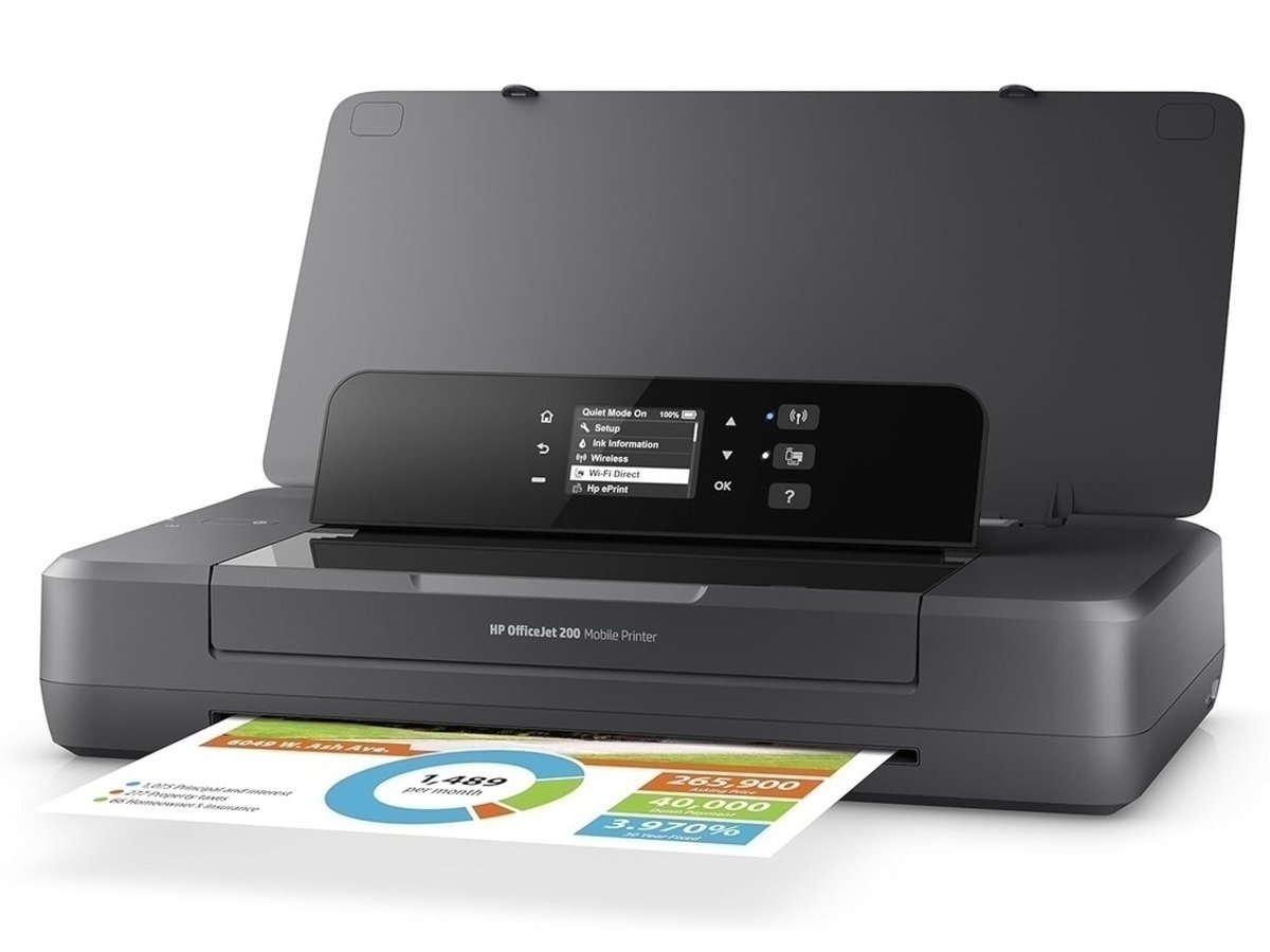 【新品未使用】HP Office jet 200 mobile printer CZ993A#ABJ モバイルプリンター A4 4色インク 無線LAN コンパクトプリンター 軽量ボディ_画像5