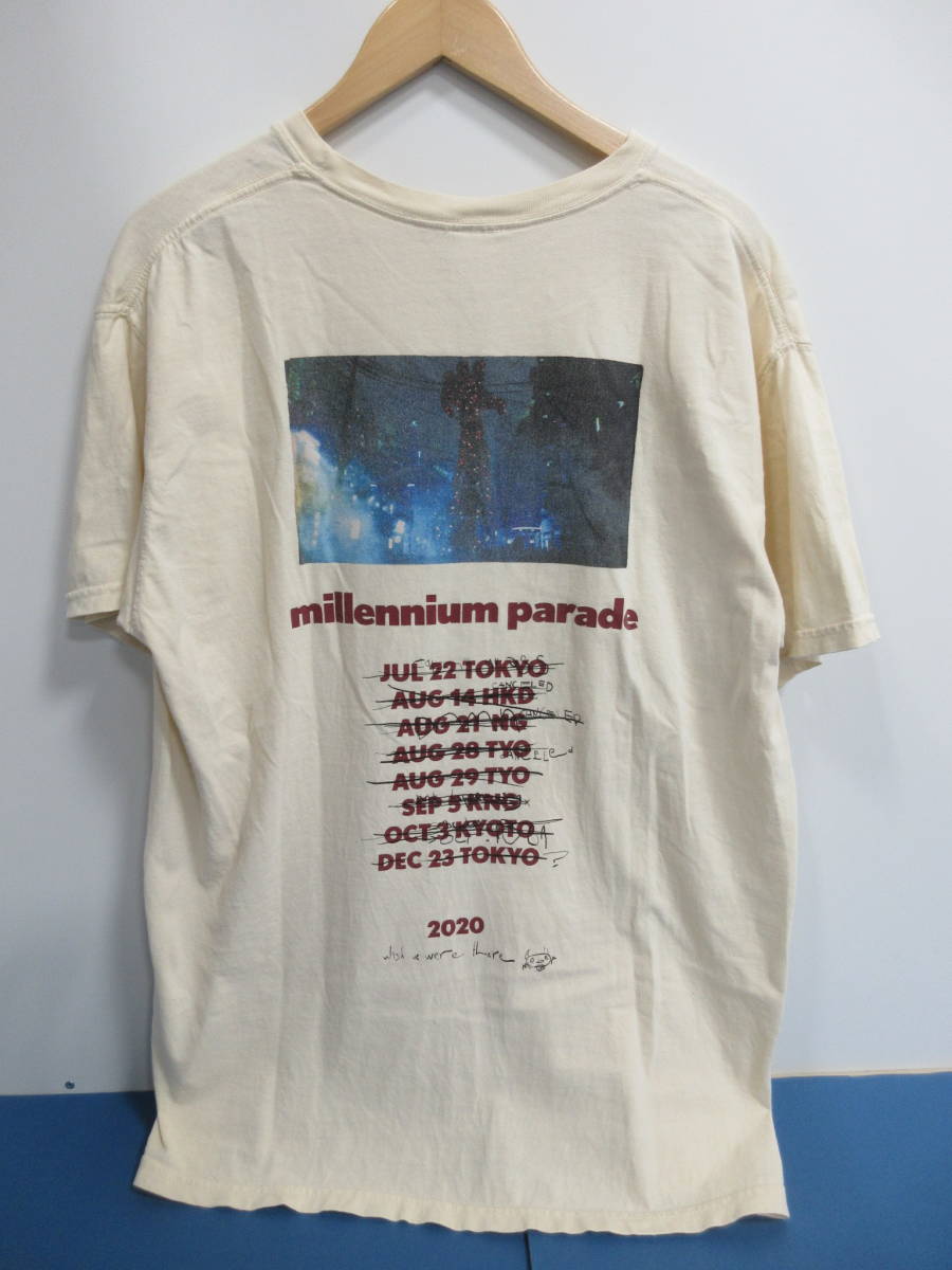 033)millennium parade ミレニアムパレード Tシャツ Lサイズ/ミレパ/King Gnu/常田大希_画像2