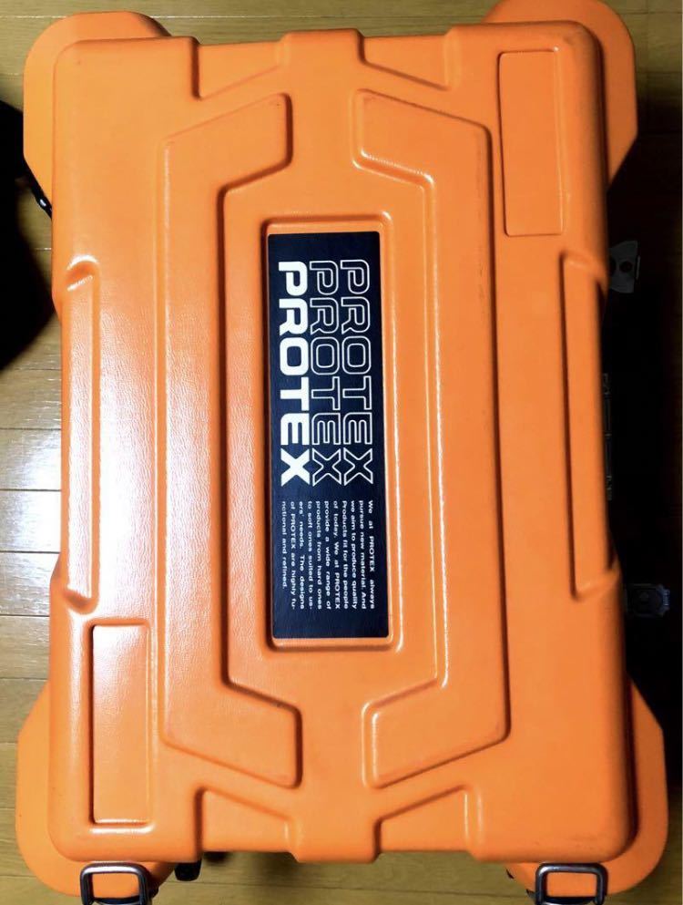 美品！PROTEX プロテックス プロスペック　キャリーコンテナ キャリーケース オレンジ 106L CR-7000