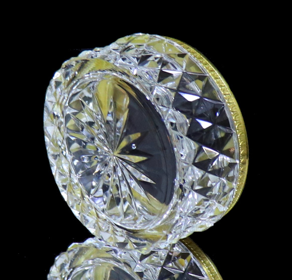 オールド・バカラ(BACCARAT) 極稀少 ブロンズ装飾 灰皿 オールド・バカラ(BACCARAT) 極稀少 ブロンズ装飾 灰皿