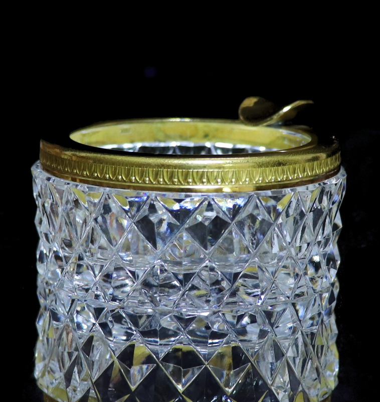 オールド・バカラ(BACCARAT) 極稀少 ブロンズ装飾 灰皿 オールド・バカラ(BACCARAT) 極稀少 ブロンズ装飾 灰皿